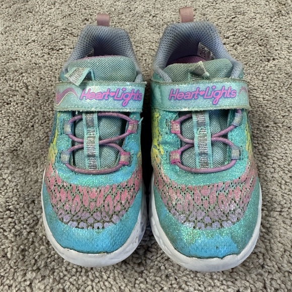 Girls sketchers light up sneakers size 10 - Picture 5 of 6